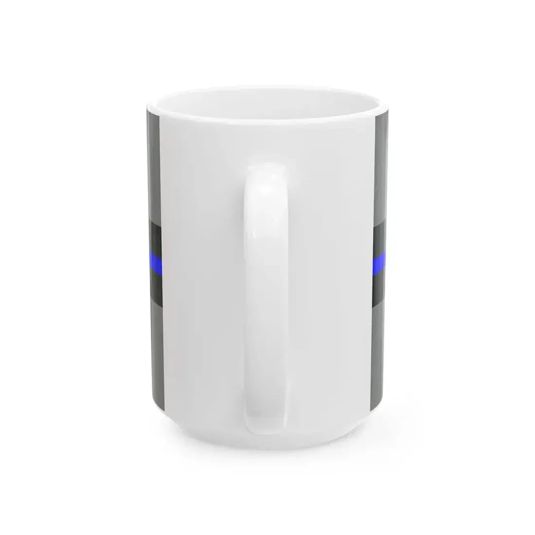 Thin Blue Line Flag Finland (Finland) White Coffee Mug - Go Mug Yourself
