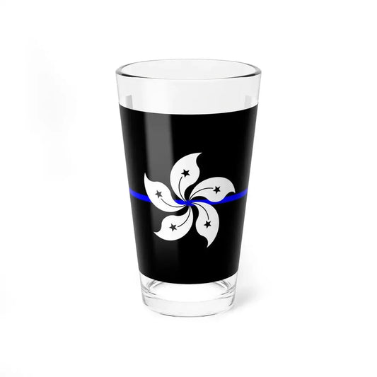 Thin Blue Line Flag Hong Kong (China) Pint Glass 16oz 16oz - Go Mug Yourself