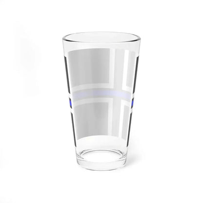 Thin Blue Line Flag Iceland (Iceland) Pint Glass 16oz - Go Mug Yourself