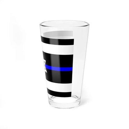 Thin Blue Line Flag Israel (Israel) Pint Glass 16oz - Go Mug Yourself