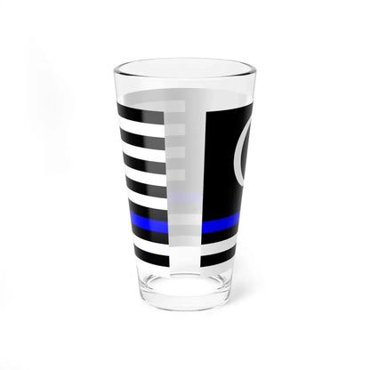 Thin Blue Line Flag Malaysia (Malaysia) Pint Glass 16oz - Go Mug Yourself