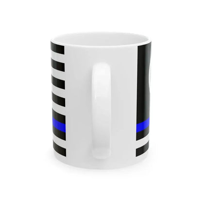 Thin Blue Line Flag Malaysia (Malaysia) White Coffee Mug - Go Mug Yourself