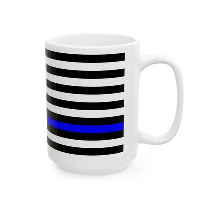 Thin Blue Line Flag Malaysia (Malaysia) White Coffee Mug - Go Mug Yourself