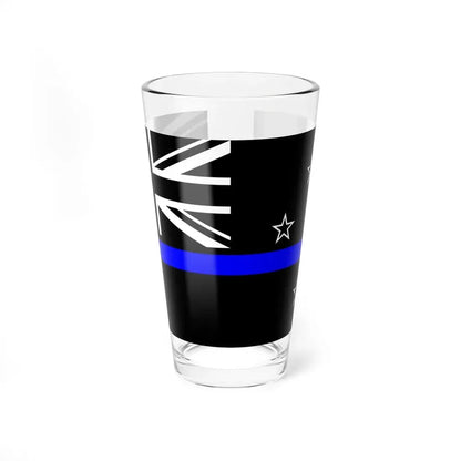 Thin Blue Line Flag New Zealand (New Zealand) Pint Glass 16oz 16oz - Go Mug Yourself