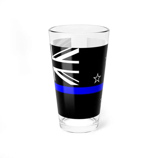 Thin Blue Line Flag New Zealand (New Zealand) Pint Glass 16oz 16oz - Go Mug Yourself
