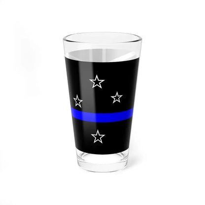 Thin Blue Line Flag New Zealand (New Zealand) Pint Glass 16oz - Go Mug Yourself