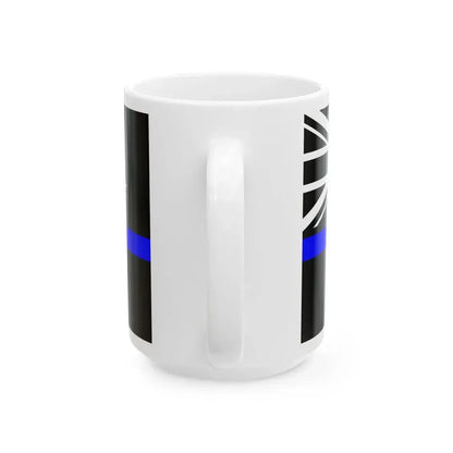 Thin Blue Line Flag New Zealand (New Zealand) White Coffee Mug - Go Mug Yourself