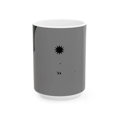 Thin Blue Line Flag police of the Republic of China (China) White Coffee Mug 15oz - Go Mug Yourself