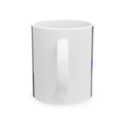 Thin Blue Line Flag police of the Republic of China (China) White Coffee Mug - Go Mug Yourself