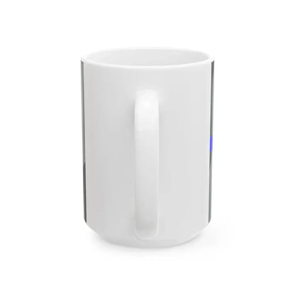Thin Blue Line Flag police of the Republic of China (China) White Coffee Mug - Go Mug Yourself