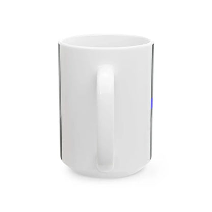 Thin Blue Line Flag police of the Republic of China (China) White Coffee Mug - Go Mug Yourself