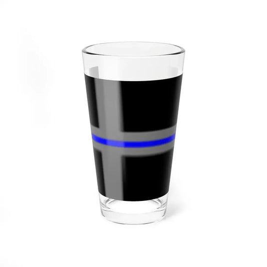 Thin Blue Line Flag Sweden (Sweden) Pint Glass 16oz 16oz - Go Mug Yourself