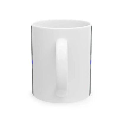 Thin Blue Line Flag Sweden (Sweden) White Coffee Mug - Go Mug Yourself