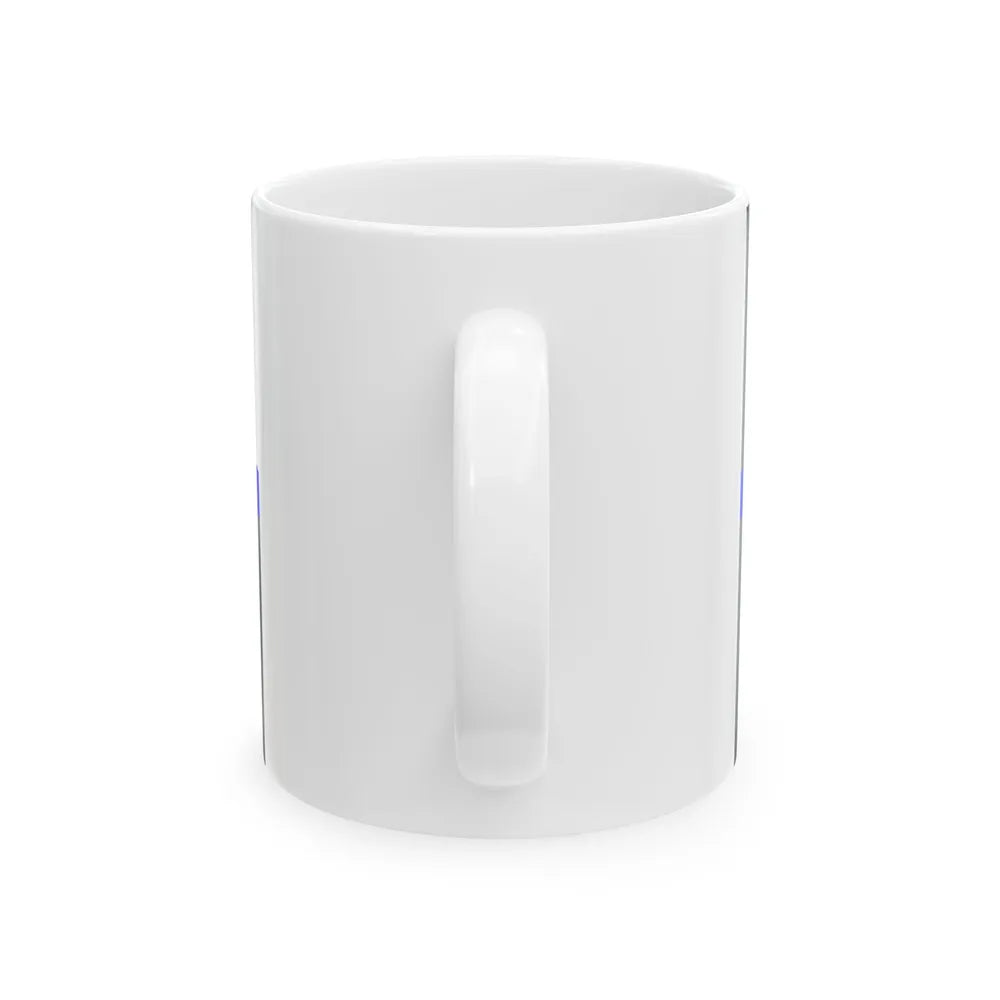Thin Blue Line Flag Texas (United States) White Coffee Mug - Go Mug Yourself