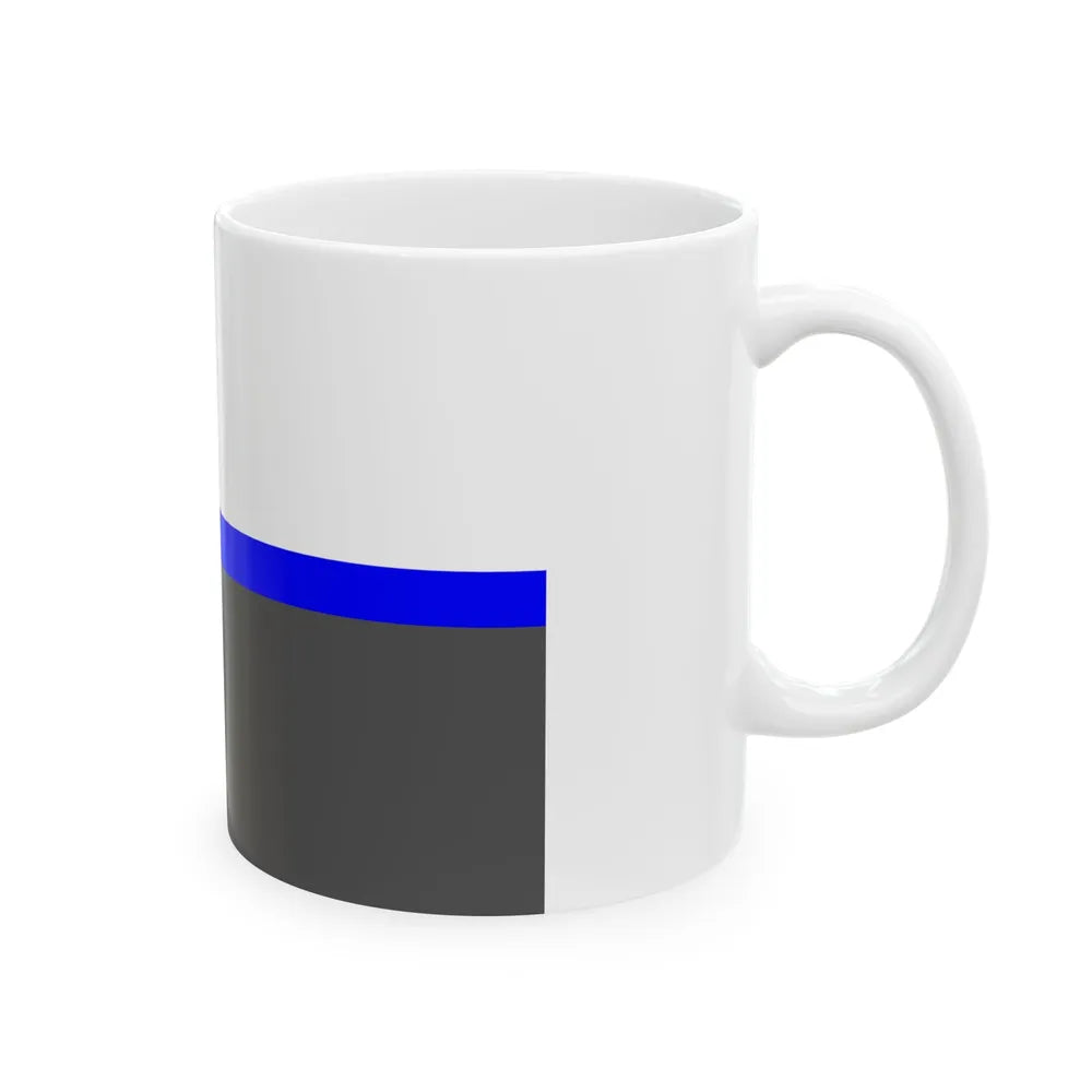 Thin Blue Line Flag Texas (United States) White Coffee Mug - Go Mug Yourself