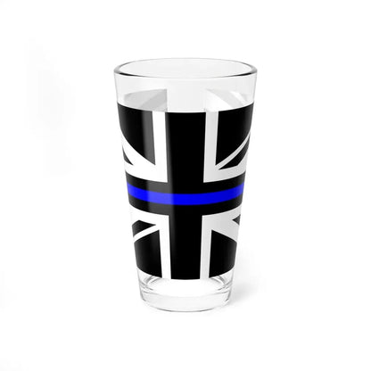 Thin Blue Line Flag United Kingdom (United Kingdom) Pint Glass 16oz 16oz - Go Mug Yourself
