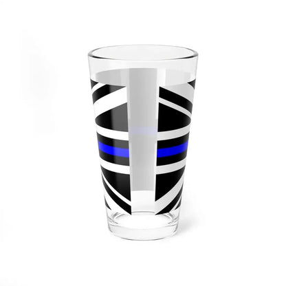 Thin Blue Line Flag United Kingdom (United Kingdom) Pint Glass 16oz - Go Mug Yourself