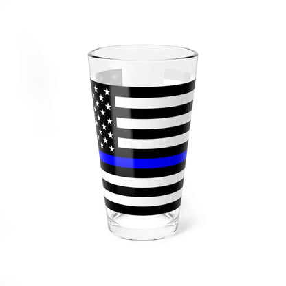 Thin Blue Line Flag United States (United States) Pint Glass 16oz 16oz - Go Mug Yourself