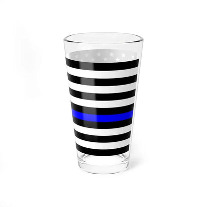 Thin Blue Line Flag United States (United States) Pint Glass 16oz - Go Mug Yourself