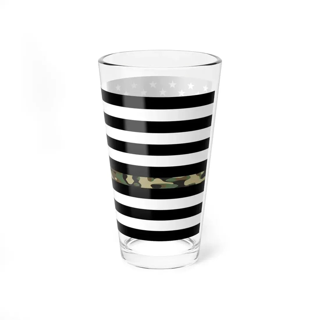 Thin Camo Line Flag United States (United States) Pint Glass 16oz - Go Mug Yourself