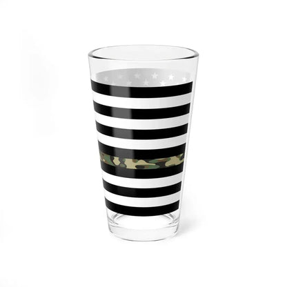 Thin Camo Line Flag United States (United States) Pint Glass 16oz - Go Mug Yourself
