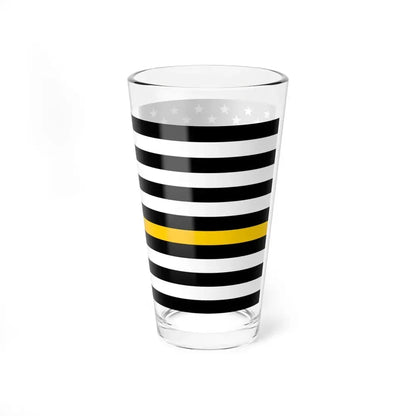 Thin Gold Line Flag United States (United States) Pint Glass 16oz - Go Mug Yourself