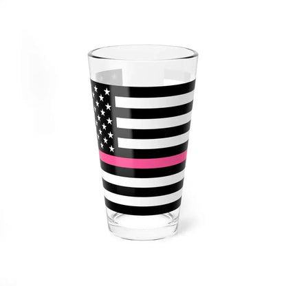 Thin Pink Line Flag United States (United States) Pint Glass 16oz 16oz - Go Mug Yourself