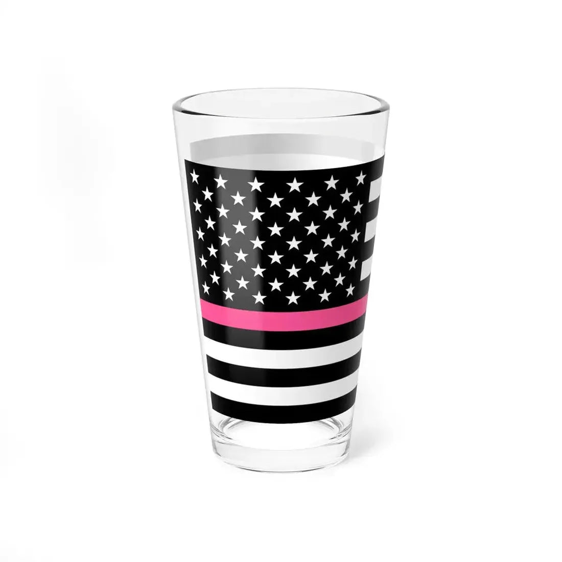 Thin Pink Line Flag United States (United States) Pint Glass 16oz - Go Mug Yourself