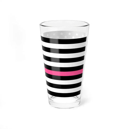 Thin Pink Line Flag United States (United States) Pint Glass 16oz - Go Mug Yourself