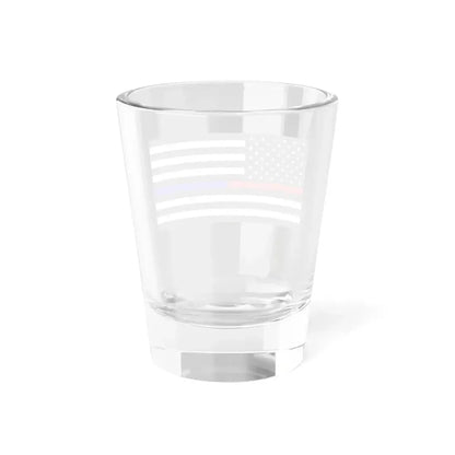 Thin Red-Blue Line Flag United States (United States) Shot Glass 1.5oz - Go Mug Yourself