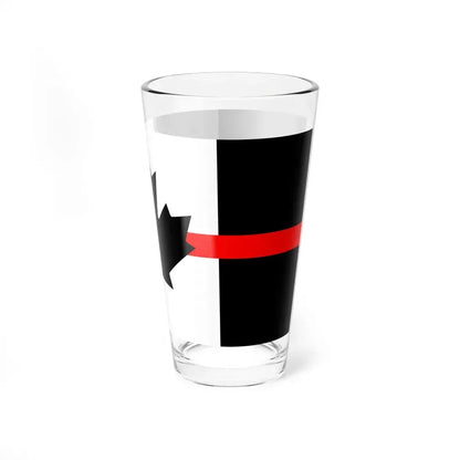 Thin Red Line Flag Canada (Canada) Pint Glass 16oz - Go Mug Yourself