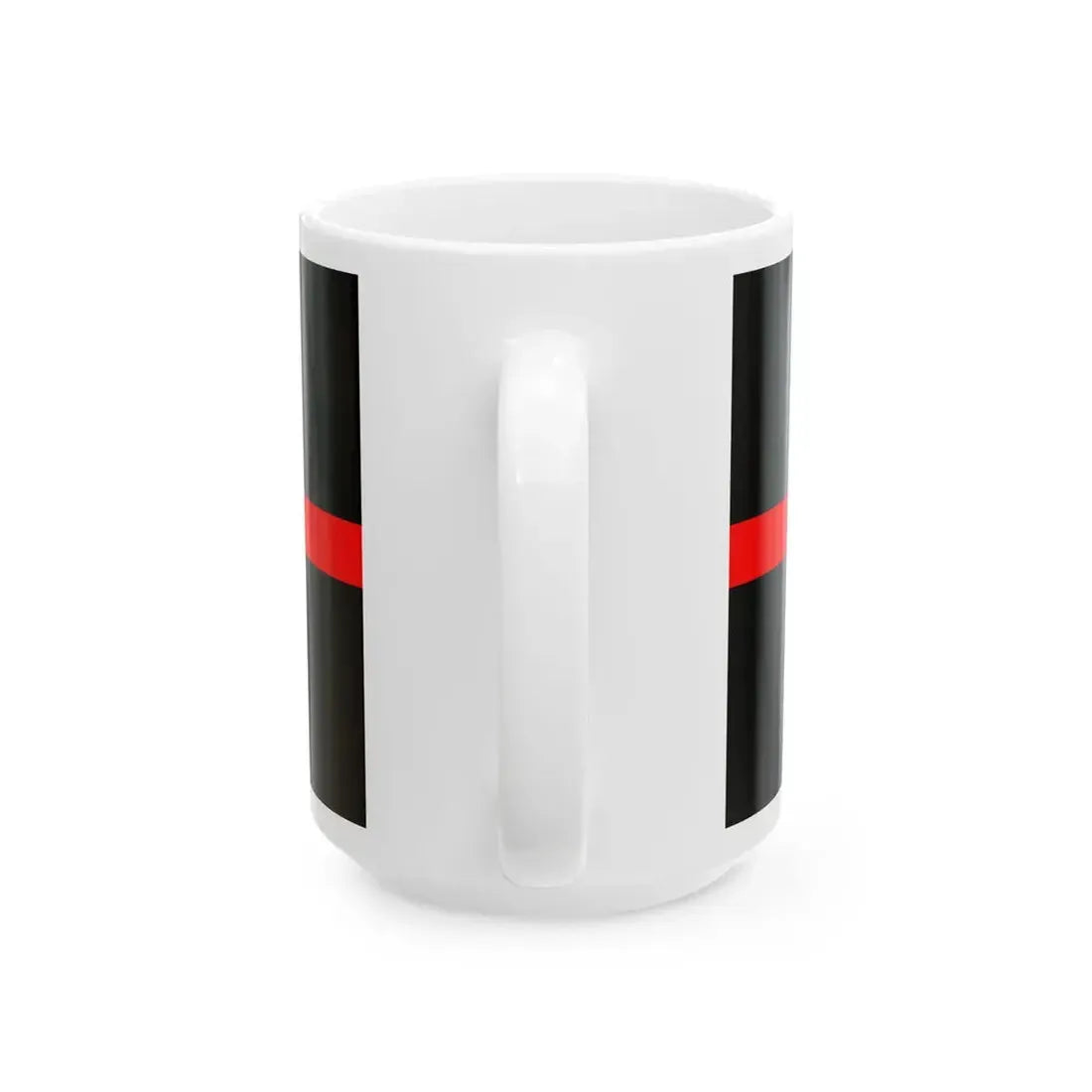 Thin Red Line Flag Canada (Canada) White Coffee Mug - Go Mug Yourself