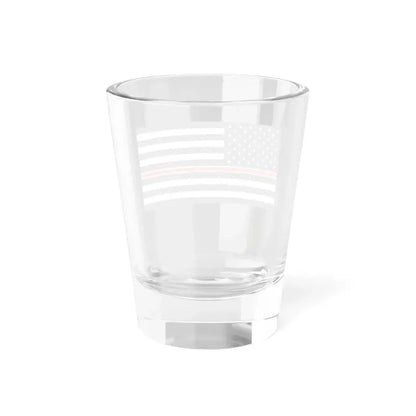 Thin Red Line Flag United States healthcare variant (United States) Shot Glass 1.5oz - Go Mug Yourself