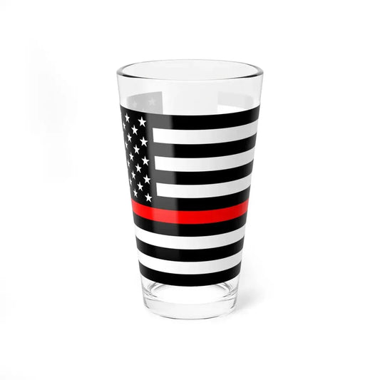 Thin Red Line Flag United States (United States) Pint Glass 16oz 16oz - Go Mug Yourself