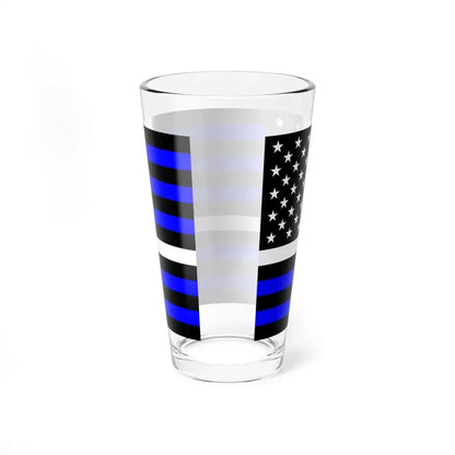 Thin White Line Flag United States (United States) Pint Glass 16oz - Go Mug Yourself