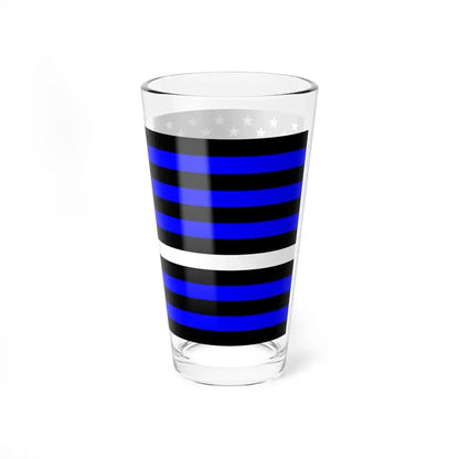 Thin White Line Flag United States (United States) Pint Glass 16oz - Go Mug Yourself