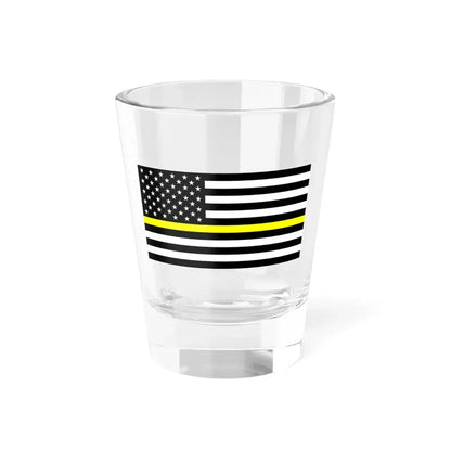 Thin Yellow Line Flag United States (United States) Shot Glass 1.5oz 1.5oz - Go Mug Yourself