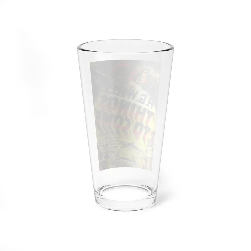 THINGS TO COME 1936 Movie Poster - Pint Glass 16oz-Go Mug Yourself