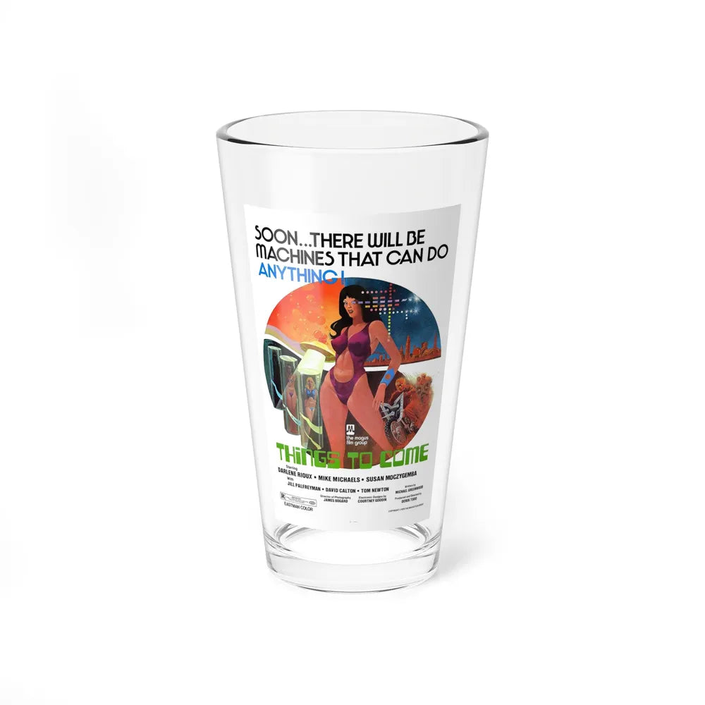 THINGS TO COME 1976 Movie Poster - Pint Glass 16oz-16oz-Go Mug Yourself