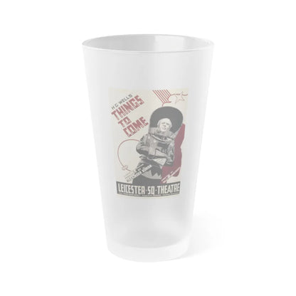 THINGS TO COME (3) 1936 Movie Poster - Frosted Pint Glass 16oz-16oz-Frosted-Go Mug Yourself