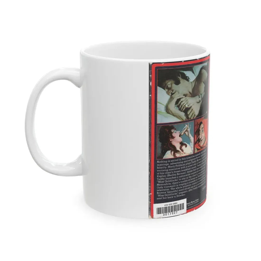 THINK DIRTY (VHS COVER) - White Coffee Mug - Go Mug Yourself