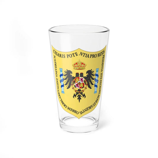 Third Coat of Arms of Potosi (Equatorial Guinea) (Coat of Arms) Pint Glass 16oz 16oz - Go Mug Yourself