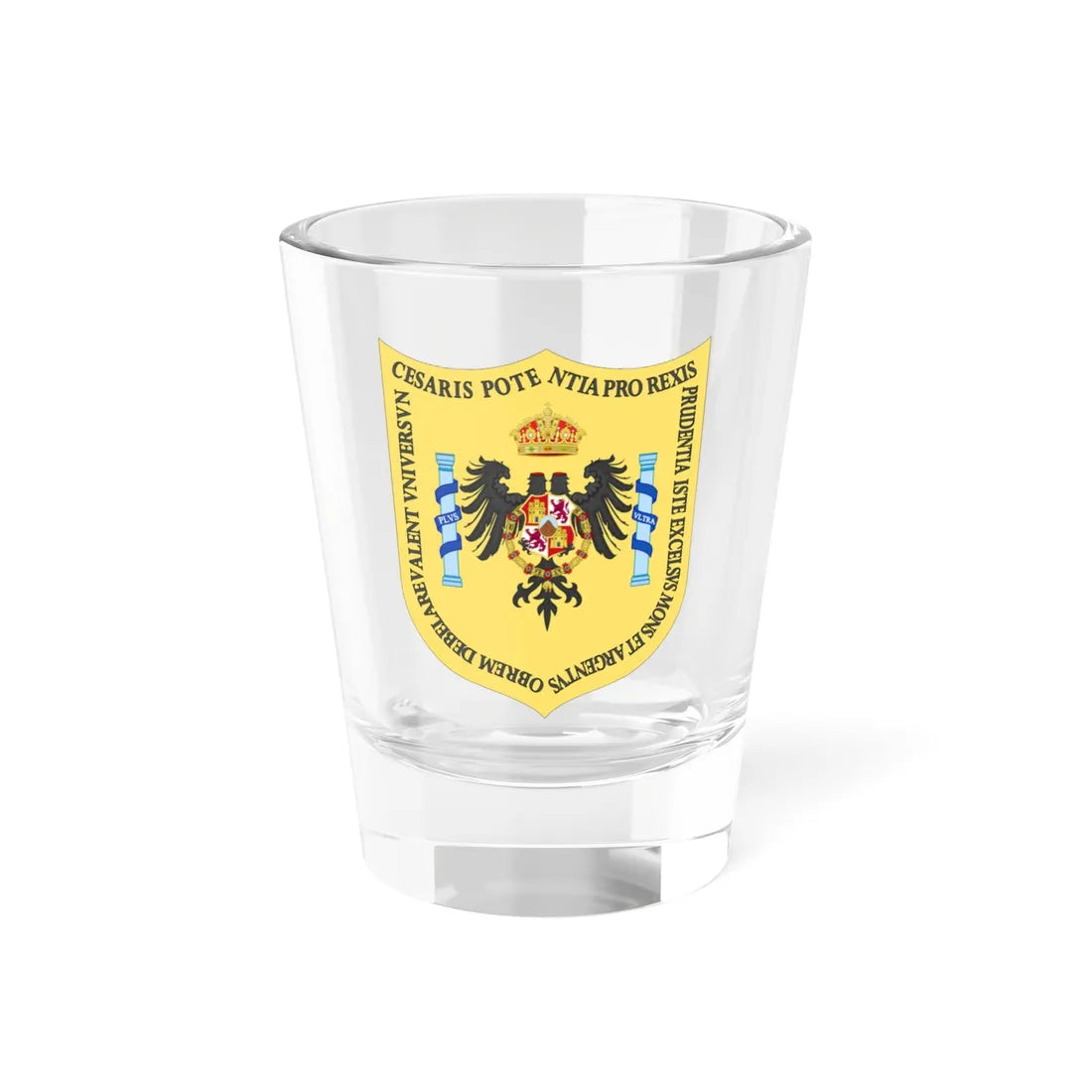 Third Coat of Arms of Potosi (Equatorial Guinea) (Coat of Arms) Shot Glass 1.5oz 1.5oz - Go Mug Yourself