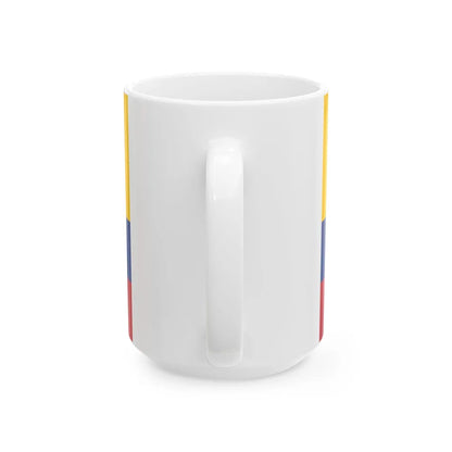 Third flag of the Gran Colmbia 1821-1831 (Colombia) White Coffee Mug - Go Mug Yourself