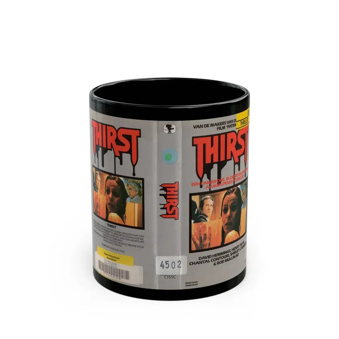 THIRST (VHS COVER) - Black Coffee Mug 11oz - Go Mug Yourself