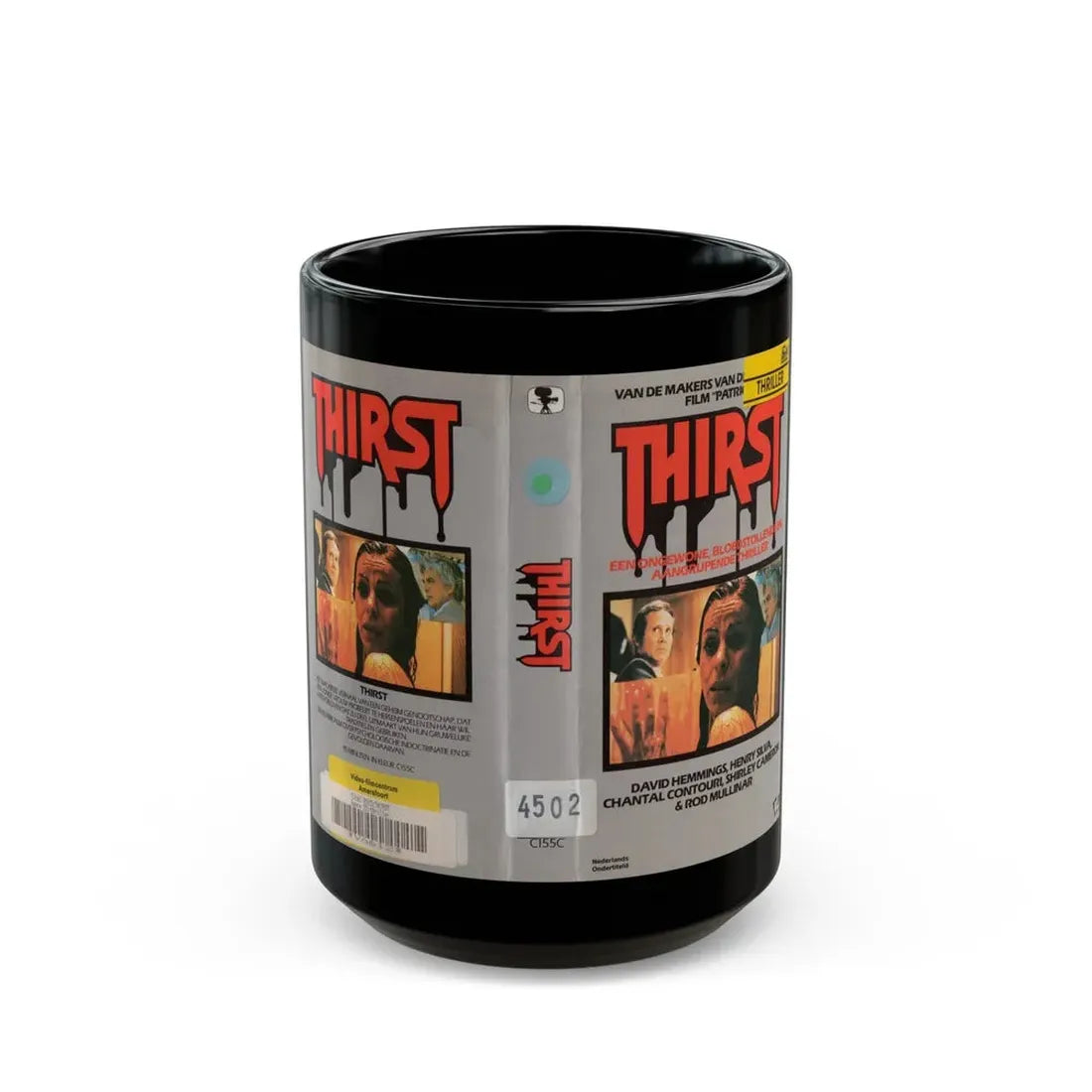 THIRST (VHS COVER) - Black Coffee Mug 15oz - Go Mug Yourself