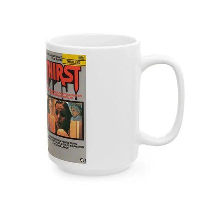THIRST (VHS COVER) - White Coffee Mug - Go Mug Yourself