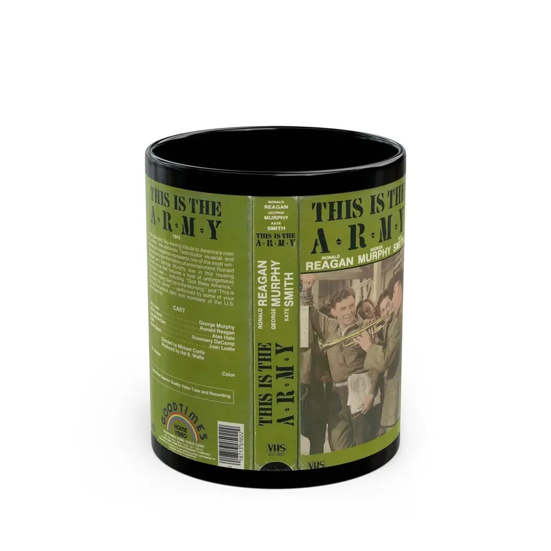 THIS IS THE ARMY (VHS COVER) - Black Coffee Mug 11oz - Go Mug Yourself