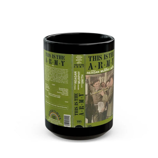 THIS IS THE ARMY (VHS COVER) - Black Coffee Mug-15oz-Go Mug Yourself