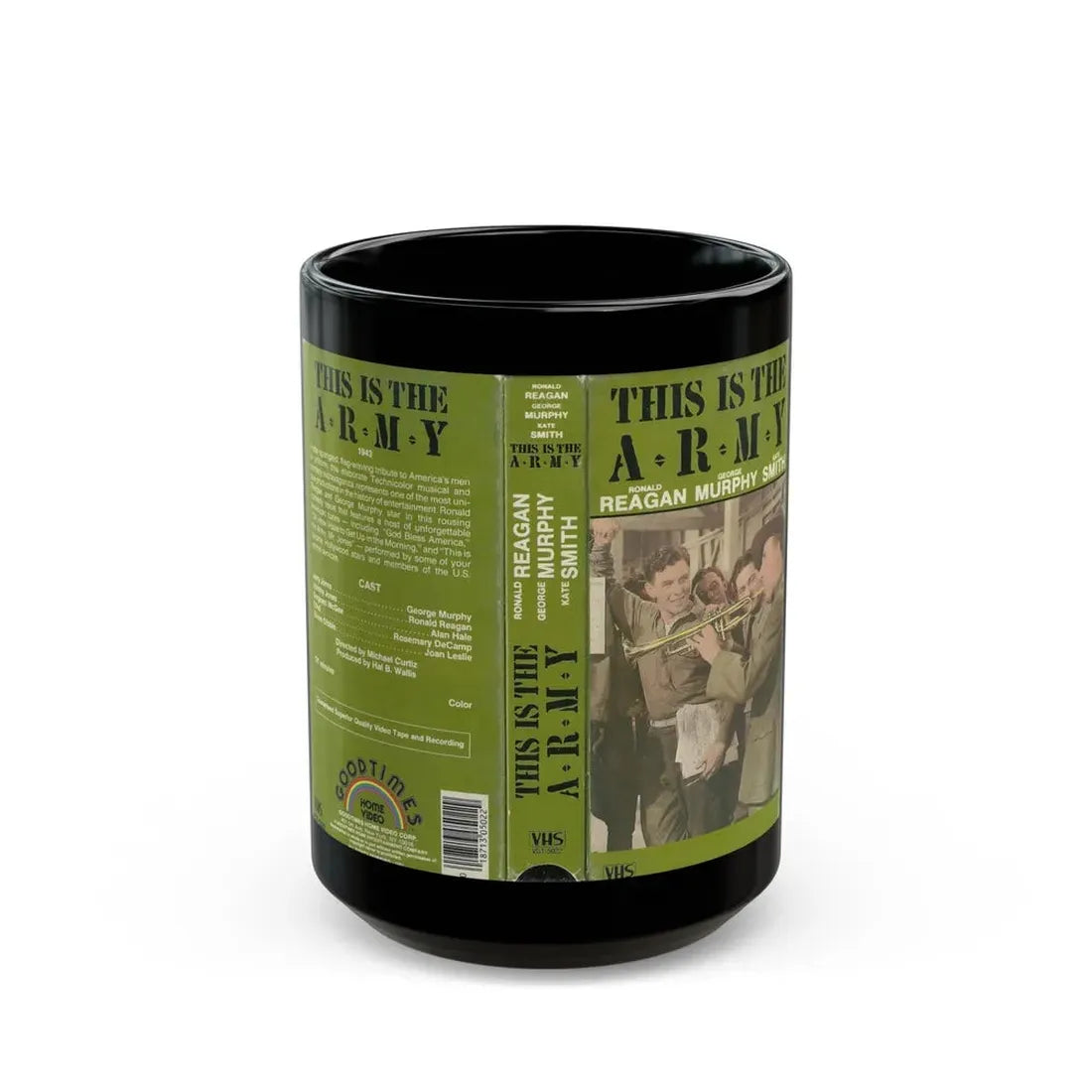 THIS IS THE ARMY (VHS COVER) - Black Coffee Mug 15oz - Go Mug Yourself